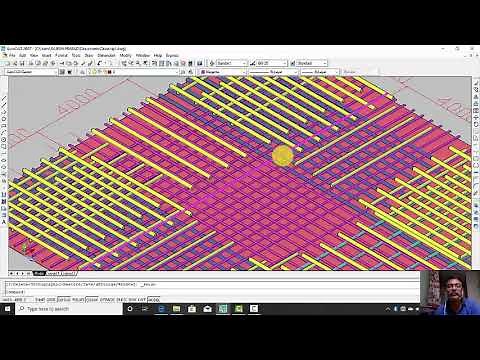 Top Bar Reinforcement Detail (Column Strip & Middle Strip)