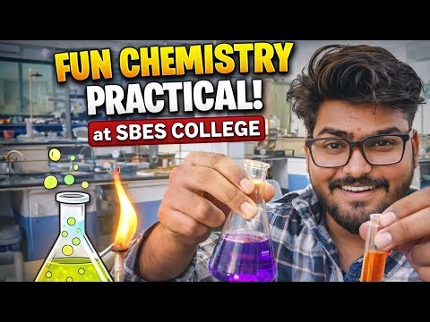 Chemistry Practical But Make It Fun 😂 | SBES College Lab | BlogMyntraa