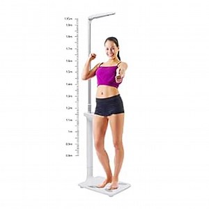 Height and Weight Scale, Digital Multifunctional Professional Medical Measurement Scale, 440 lb Capacity, Ultrasonic Body Fat Analyzer for Weight/Height/Obesity Value/BMI Measurement, 110V
