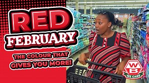Don't miss out on our Red February specials at Woermann, Brock! 🛒💨 Save big with the colour that gives you more 😎🔴 See all our Red Feb deals here 👉www.woermannbrock.com👈 #WB #WoermannBrock #Supermarkets #Express #WBCheers #CashAndCarry #CashAndCarryLiquor #Savings #RedFebruary | Woermann, Brock Supermarkets