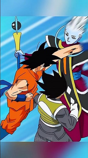 Whis fighting Goku and Vegeta at the same time 💀
