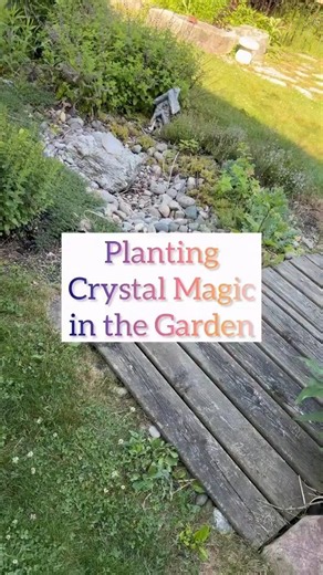 Planting crystals for your spells, dreams, and prayers - would you try this