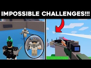 I Completed BedWars IMPOSSIBLE Challenges..