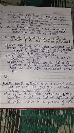 Class 8 History chapter 5 When people Rebel 1857 and after : exercise and Extra Question / Answer