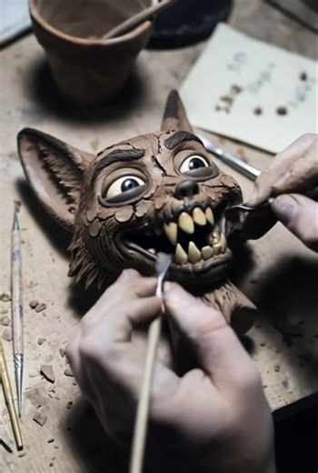 🧟‍♂️ I make Zootopia Zombie Nick with Clay #zootopia #zombie #clay