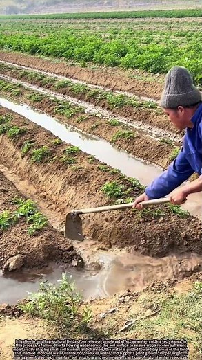 Scientific Principles of Guiding Irrigation Water Across Farm Soil Surface