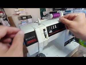 Singer Serenade 10 & 20 : Comment enfiler le fil supérieur ?