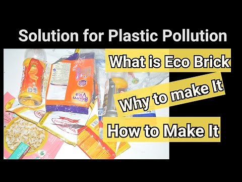 How to make Eco Bricks | Solution for Plastic Waste Pollution | Arty Crafty Prajakta