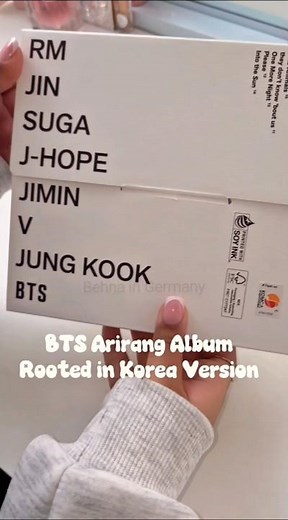 Unboxing BTS Arirang Album 💜🫰🏼 | Rooted in Korea Version #bts #arirang #viral #unboxing