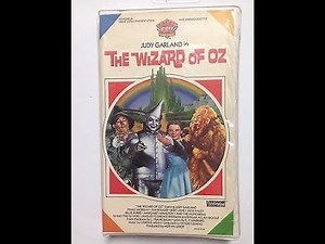 Opening To The Wizard Of Oz 1985 VHS