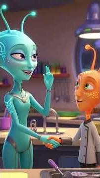 They laughed at the bay alien for only having eggs to eat 🥵🐾 #cats #shorts #short #ai #story #meow