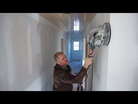Drywall Sanding Finishing Touches With a WEN Sander!