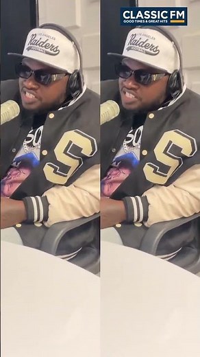 Khaligraph Jones Freestyles Ayra Starr's Rush live on Classic FM.