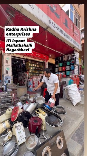 Rakesh Tak on Instagram: "📌ITI layout Mallathahalli Mudinpalya main road Nagarbhavi Bangalore 560056 Contact no 9739198531 All old Itam l give best price axcheng your are parcheg new product Steel 60 kg Cooper 800 kg Brass 450 kg Aluminium 150 kg #axchenge #kitchen #trending #newcookware #reelsvideo"