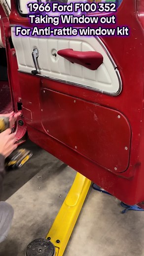 1966 Ford F100 Window Disassembly for Anti-Rattle Kit