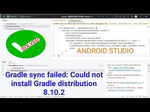 Gradle distribution error in android studio