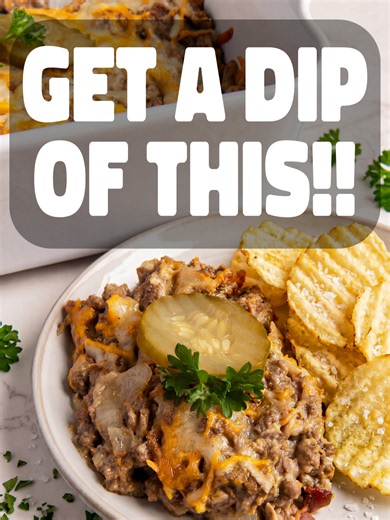 The Ultimate Cheeseburger Dip Recipe