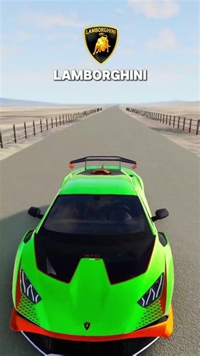 Full Speed Crash Test: Beetle, Maybach, Lambo & F1 #shorts #crash #beamngdrive