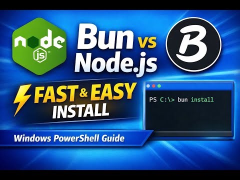 Bun क्या है? | Node.js से तेज़ JavaScript Runtime और Installation Guide