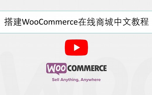 WooCommerce 中文视频- 搭建WooCommerce在线商城中文课程, 从零开始一步步建设WordPress电商网站教程