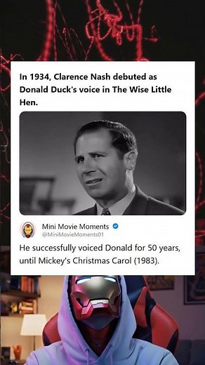 Clarence Nash Voiced Donald Duck for 50 Years 1934-1983