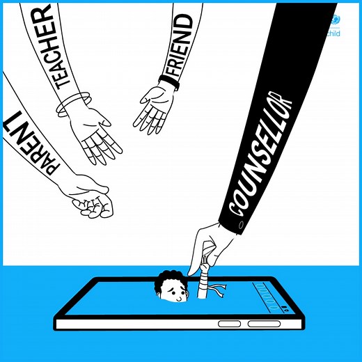 There are millions of people online at any given time but it can still feel like the loneliest, most hurtful place to be. Know that you are never alone. #OnMyMind | UNICEF India