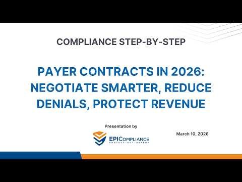 Payer Contracts in 2026: Negotiate Smarter, Reduce Denials, Protect Revenue