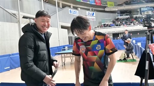 日本卓球協会 | 🏓天皇杯・皇后杯 2026年全日本卓球選手権大会 （一般・ジュニアの部） ◆男子シングルス1回戦 大島祐哉 3-0 小松隼大 11-5/11-3/11-9 特設ページ👇 🔗https://bit.ly/ZN2026S 🔴ライブ配信👇... | Instagram