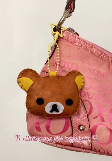 Felt Keychain Tutorial: Rilakkuma Design for Beginners
