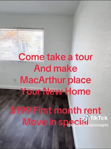 Affordable 2 Bed Apartment at MacArthur Place - $199 Move-In Special