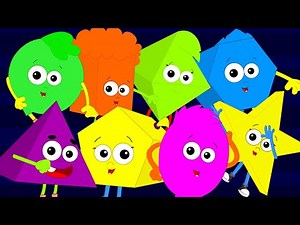 Ten Little Shapes, Learn Shapes and Preschool Videos for Toddlers