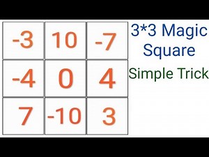 3 by 3 magic square | magic square | magic square 3x3 | 3*3 Magic Square | 3x3 magic square