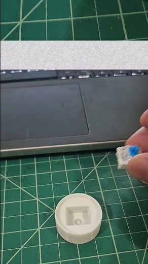3d printed test for a fidget clicker. #3ddesign #tinkercad