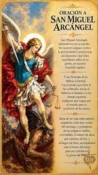 🙏 San Miguel Arcángel, ¡Protégeme de Todo Mal! 🛡️