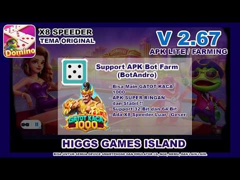 APK RINGAN ! Higgs Games Island 2.67 Rp X8 Speeder Versi LITE | APK FARMING DOMINO - GAME GATOT KACA