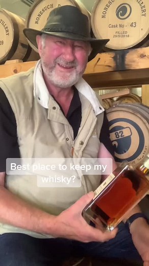 Where to keep your whisky. #whisky #whiskytok #whiskydrinker #distiller #singlemalt #singlemaltwhisky #australianwhisky #tasmanianwisky