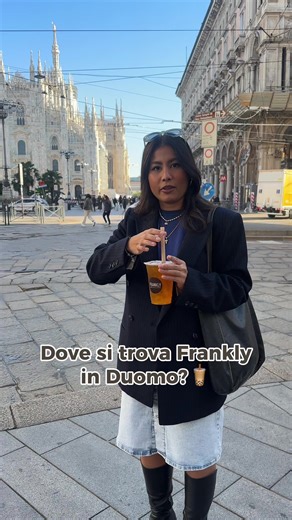 Discovering Frankly Bubble Tea in Milan near the Duomo