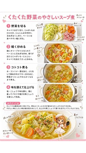 くたくた野菜のやさしいスープ煮