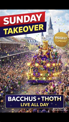 Experience Sunday’s Mardi Gras Parades Live in New Orleans!