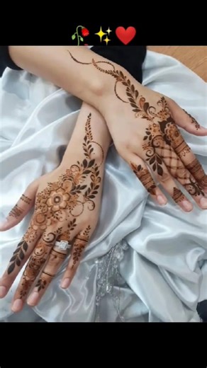 simple mehndi design back hand 🥀🦋#mehndi #henna #trending #shorts #aesthetic
