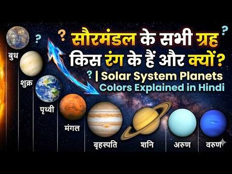 सौरमंडल के सभी ग्रह किस रंग के हैं और क्यों? | Solar System Planets Colors Explained in Hindi