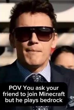 POV: you have Java but your friend has bedrock #shorts