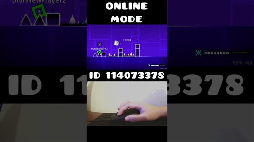 StereoMadness Geometry Dash multiplayer? #deluxe12 #gd #gaming #gameplay