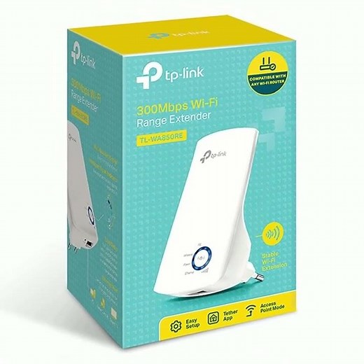 TP-Link TL-WA850RE N300 Wireless Range Extender, Broadband/Wi-Fi Extender, Wi-Fi Booster
