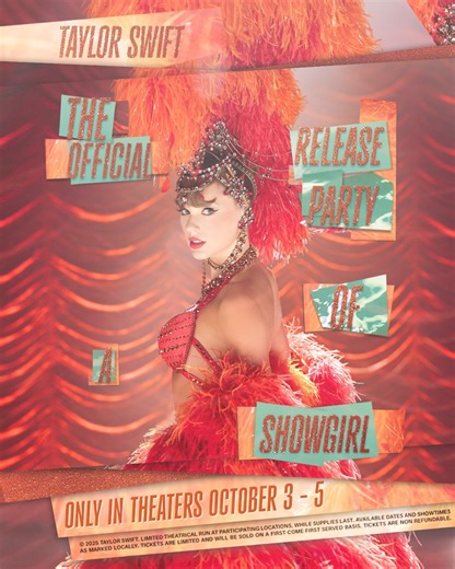 THE OFFICIAL RELEASE PARTY OF A SHOWGIRL debuts at Flix on 10/3… with...