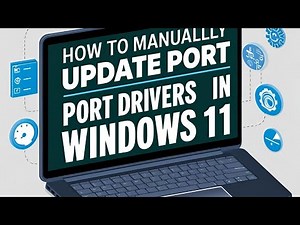 How to Manually Update Port Drivers in Windows 11