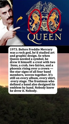 Freddie Mercury — The Band's Famous Logo He Designed With His Own Hands