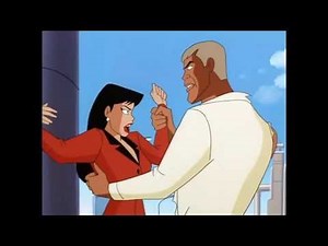 Metallo kisses Lois Lane - Superman The Animated Series