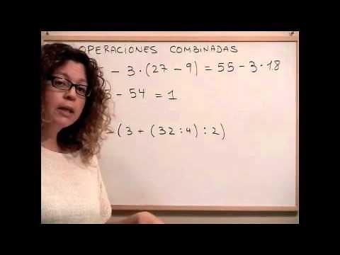 Matemáticas 1 ESO. Tema: Números naturales. Operaciones combinadas