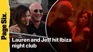 Lauren Sánchez dances with Jeff Bezos in Ibiza nightclub